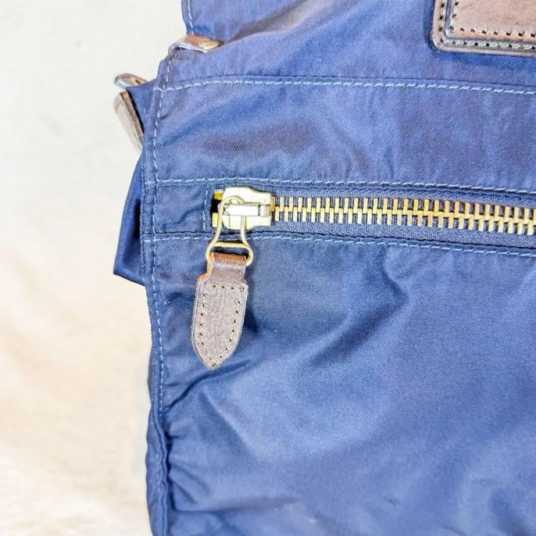 Felisi P4/6 ボストンバッグ 2way ショルダーバッグ ネイビー