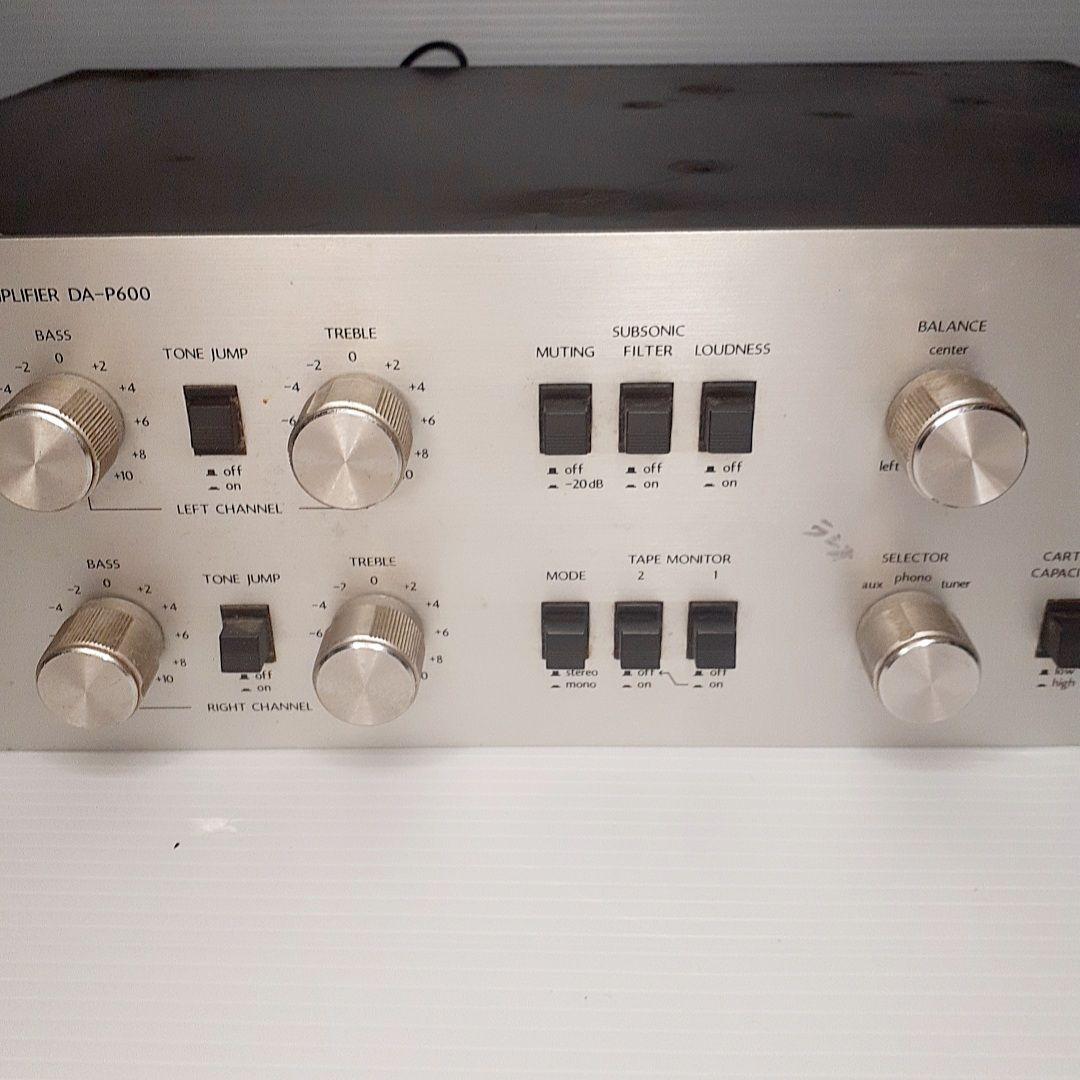 DIATONE DA-P600　プリアンプ　音だしOK　簡易除菌清掃済