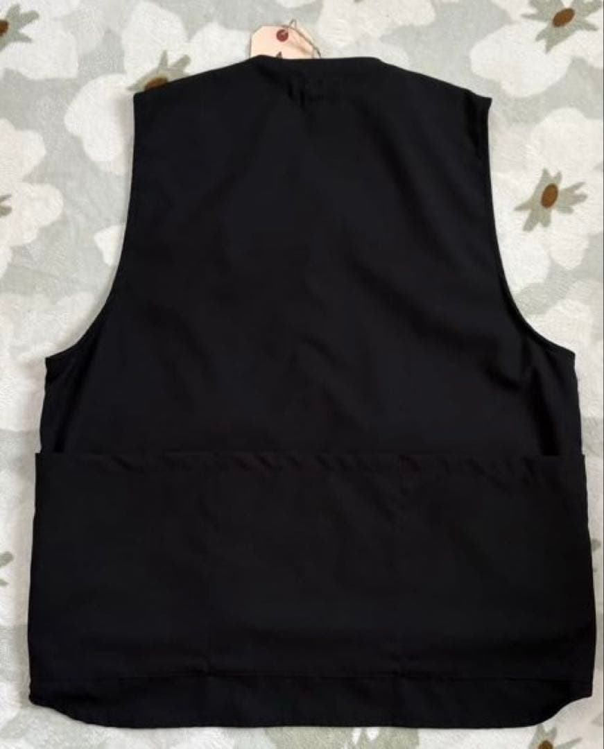Cultivator Vest Wool Like Tropical ササフラス
