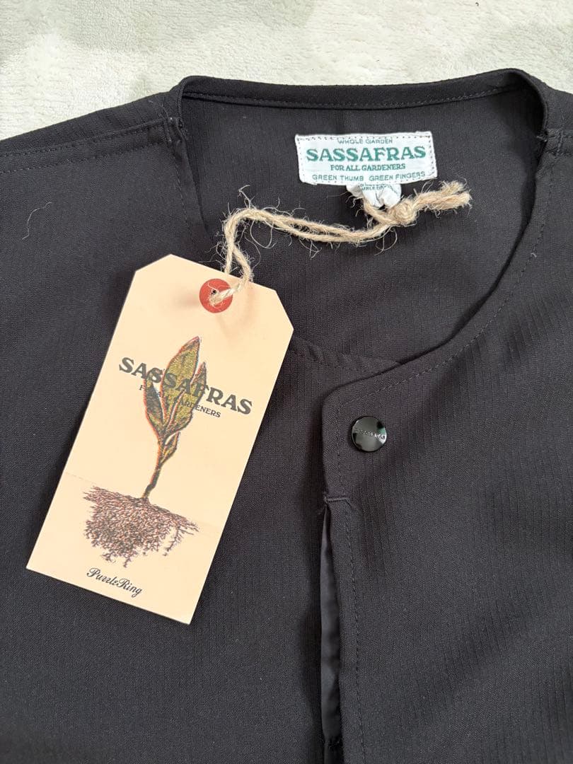 Cultivator Vest Wool Like Tropical ササフラス