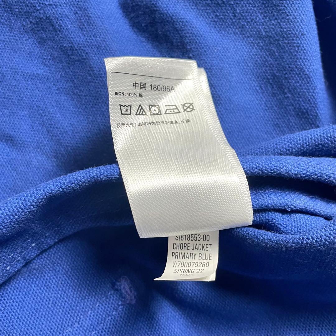 90s OLD GAP フレンチワークジャケットブルーダック地カバーオール古着