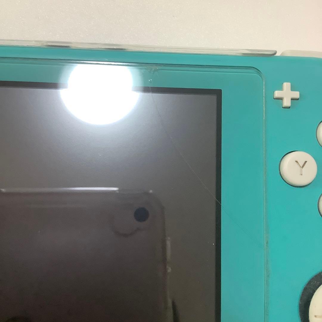 Nintendo Switch Lite ターコイズ　ジャンク　割れあります