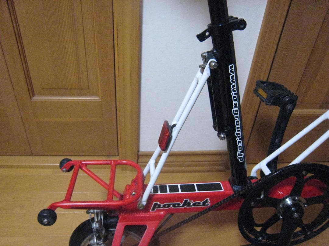 【ジャンク】８インチ折りたたみ自転車　OXエンジニアリング　ポケット