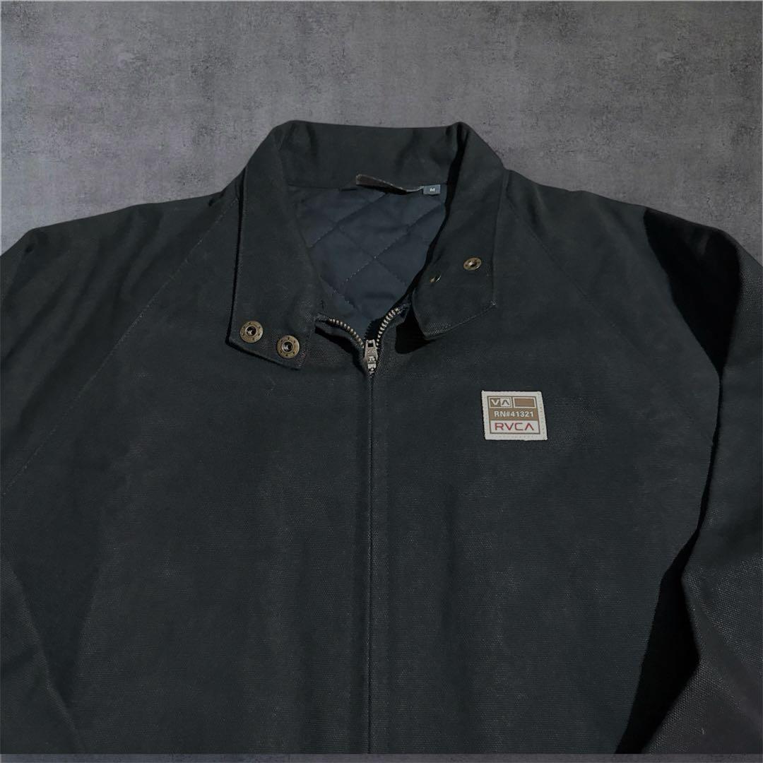 RVCA ルーカ　フルジップ　ブルゾン　ジャケット　黒　ブラック　M