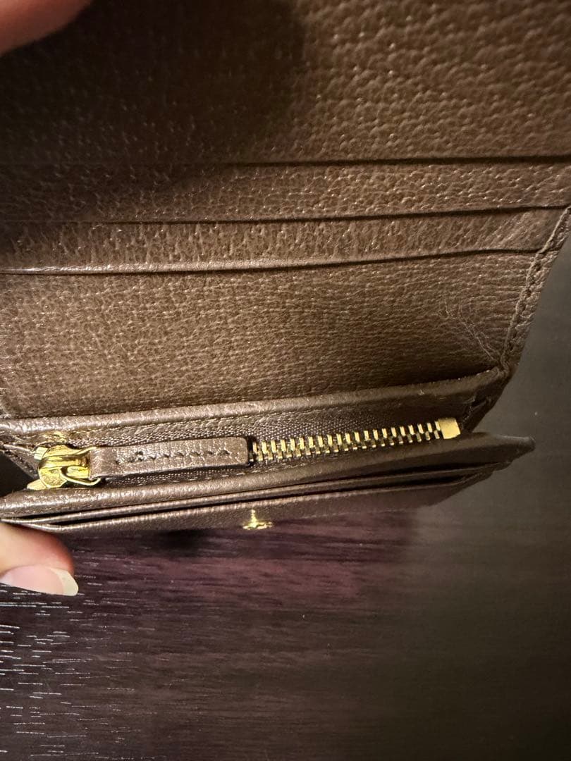 Gucciオフィディア GGスプリーム 二つ折り財布