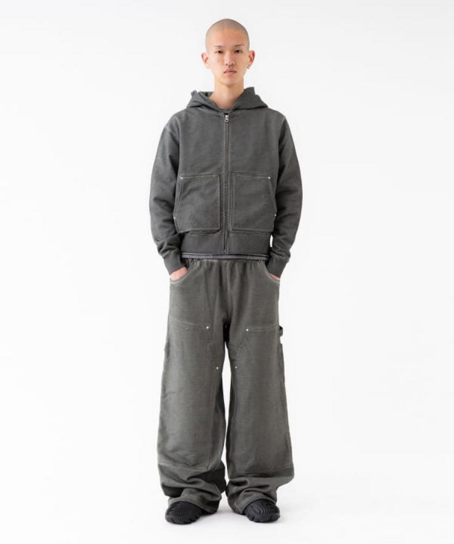 BEAMS AGING DOUBLE KNEE SWEAT PANTS パンツ