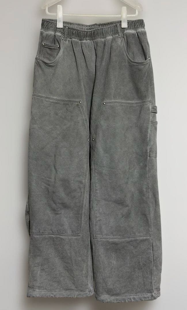 BEAMS AGING DOUBLE KNEE SWEAT PANTS パンツ