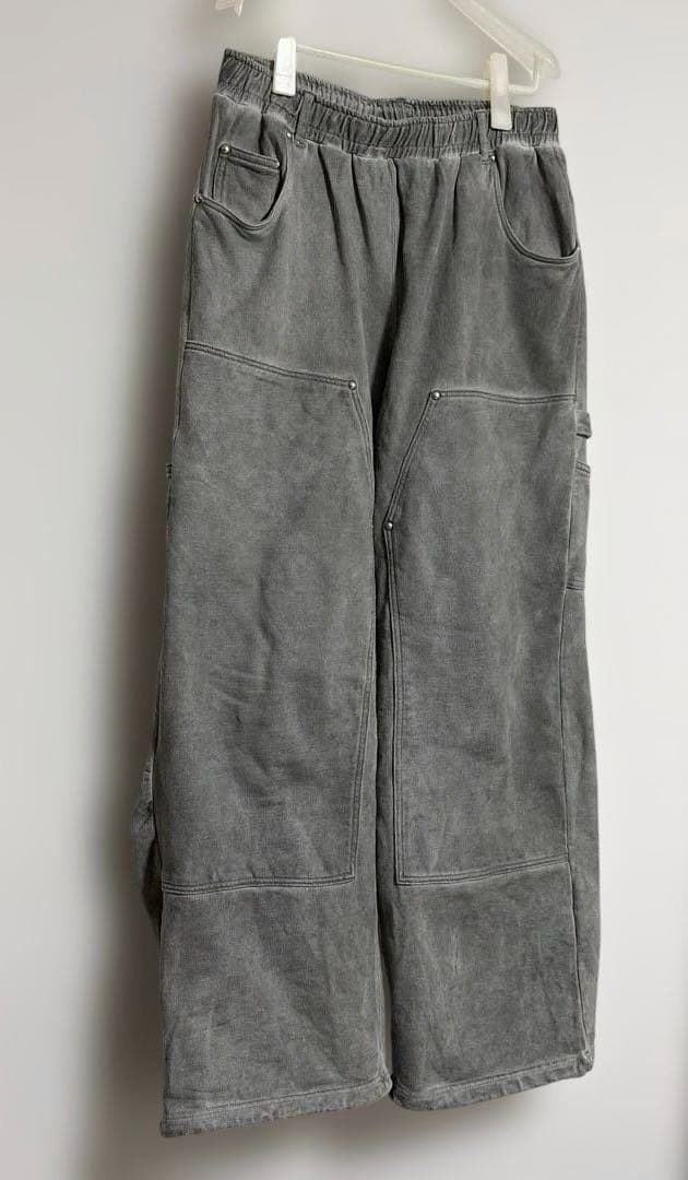 BEAMS AGING DOUBLE KNEE SWEAT PANTS パンツ