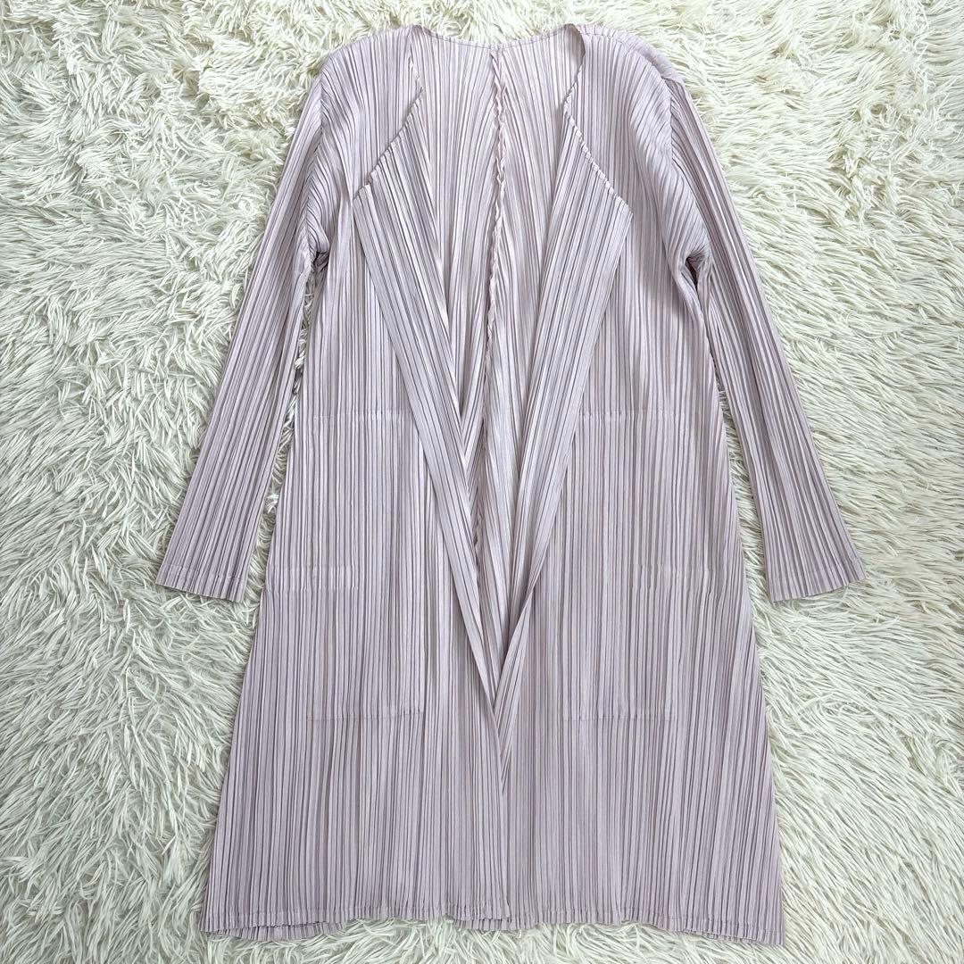 美品、PLEATS PLEASE、プリーツプリーズ、カーディガン、薄いピンク色