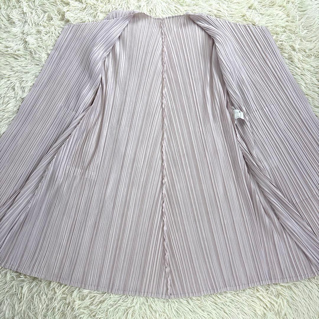 美品、PLEATS PLEASE、プリーツプリーズ、カーディガン、薄いピンク色