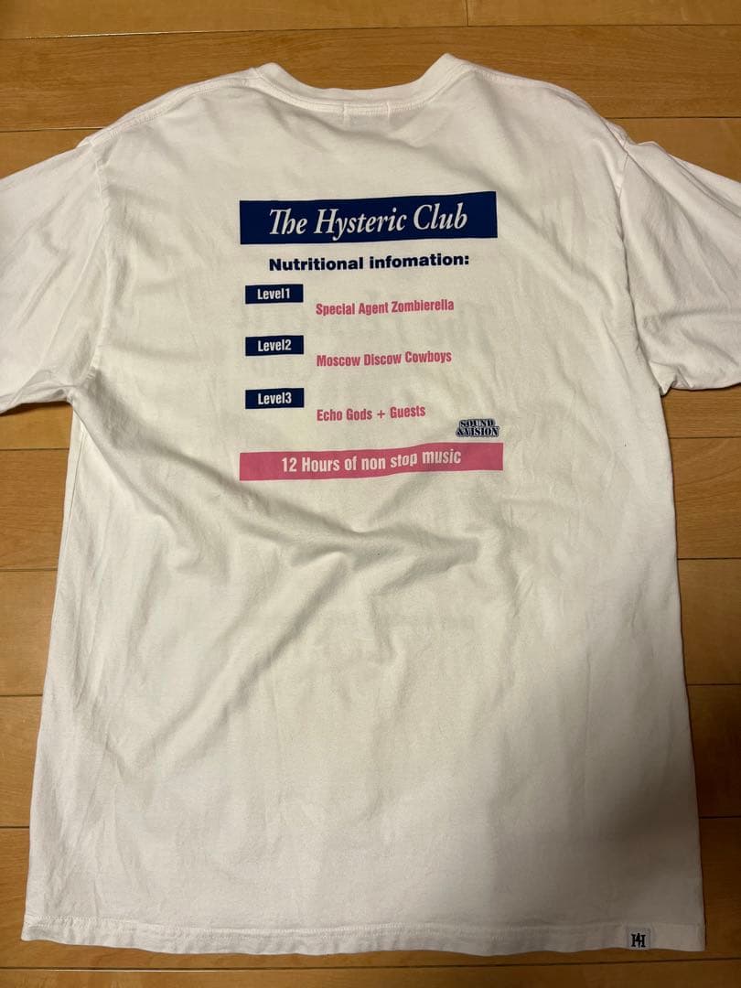 The Hysteric Club Tシャツ Lサイズ