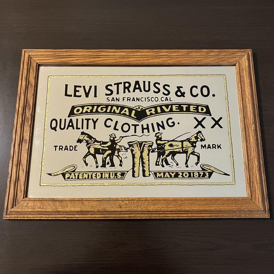 リーバイス パブミラー Levis US ビンテージ ヴィンテージ 70's 鏡