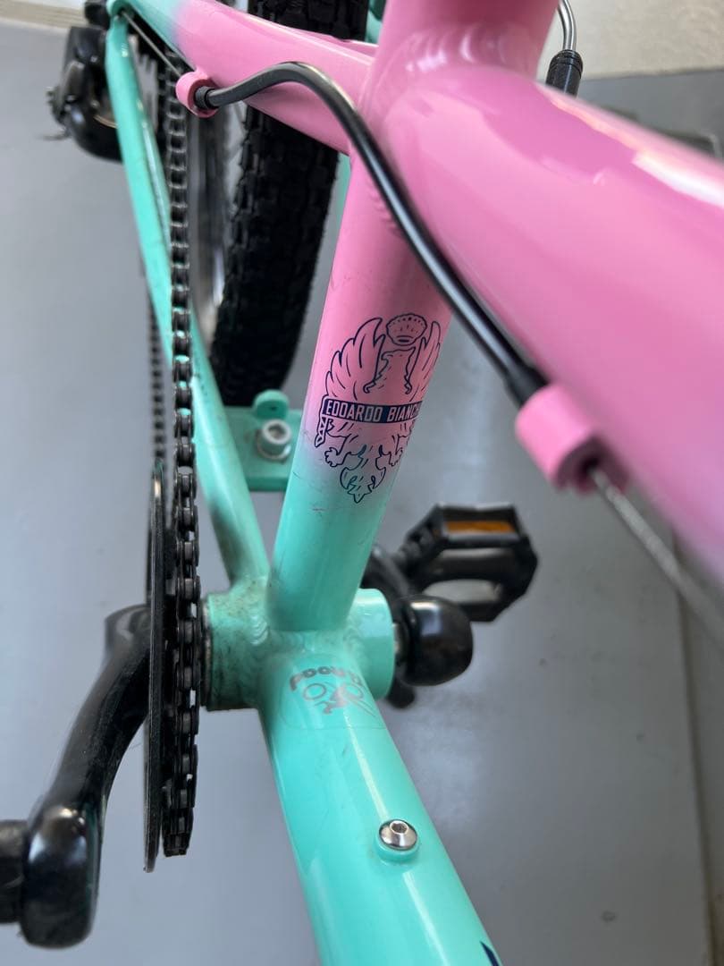 Bianchi Pirataキッズバイク 20インチ 水色とピンク