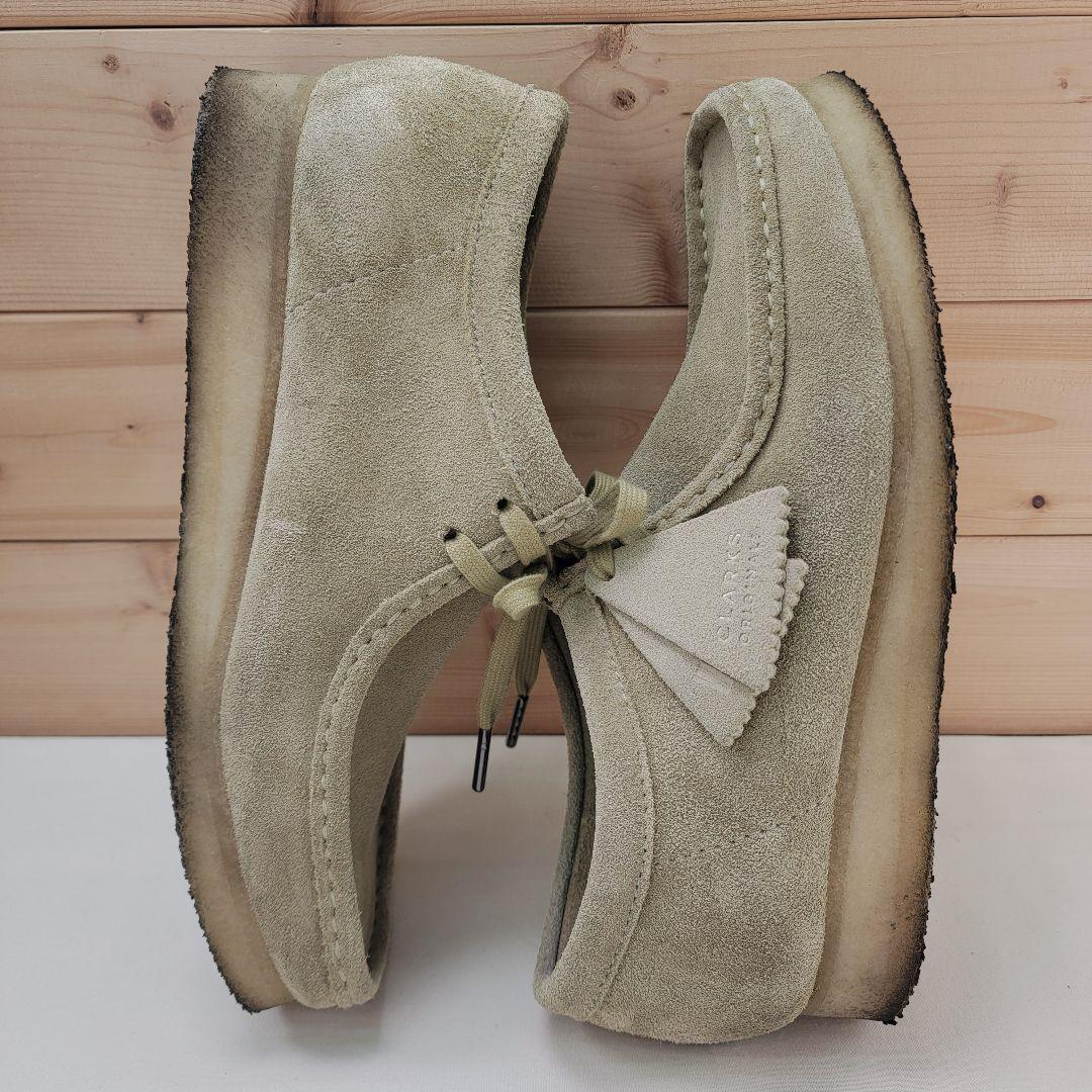 クラークス ワラビー メープル スエード ローカット UK7.5 25.5cm