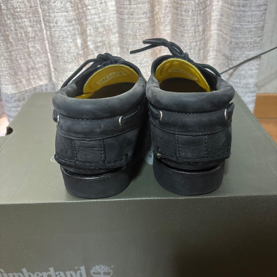 Timberland ブラック モカシン　27センチ　3eye