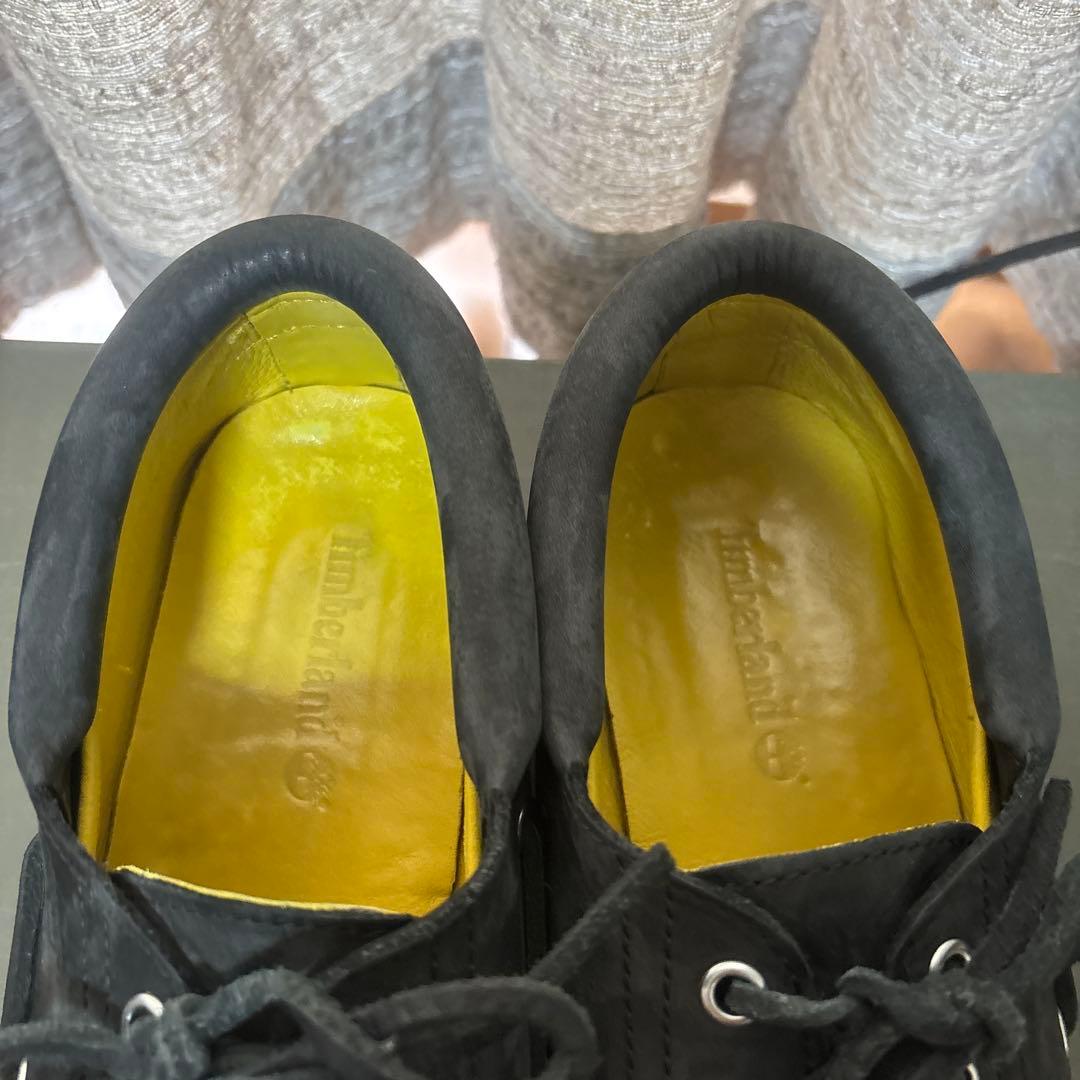 Timberland ブラック モカシン　27センチ　3eye