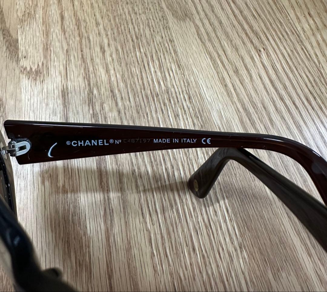 CHANEL シャネル　ダークブラウン サングラス 5007