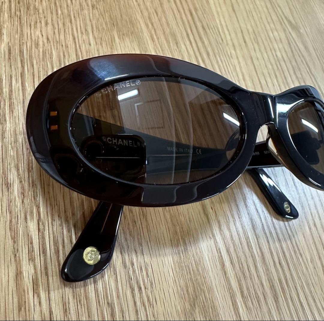 CHANEL シャネル　ダークブラウン サングラス 5007