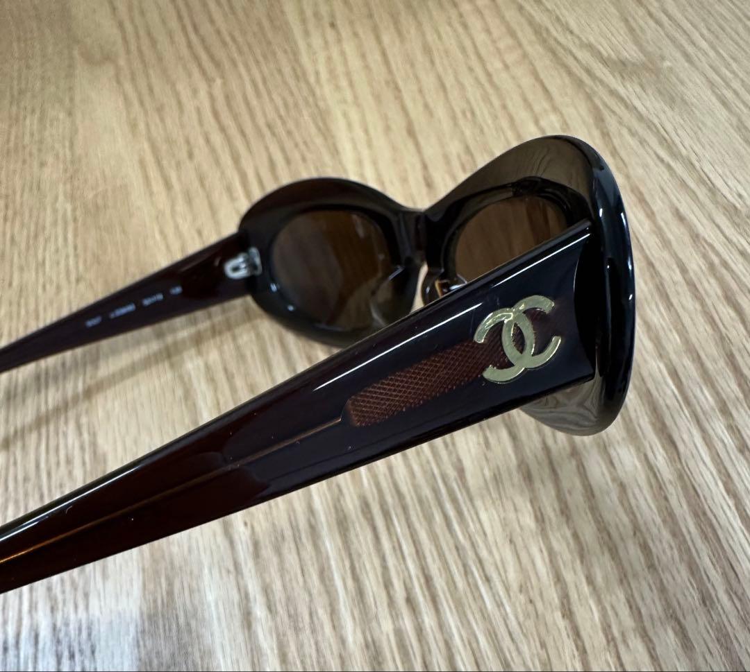 CHANEL シャネル　ダークブラウン サングラス 5007