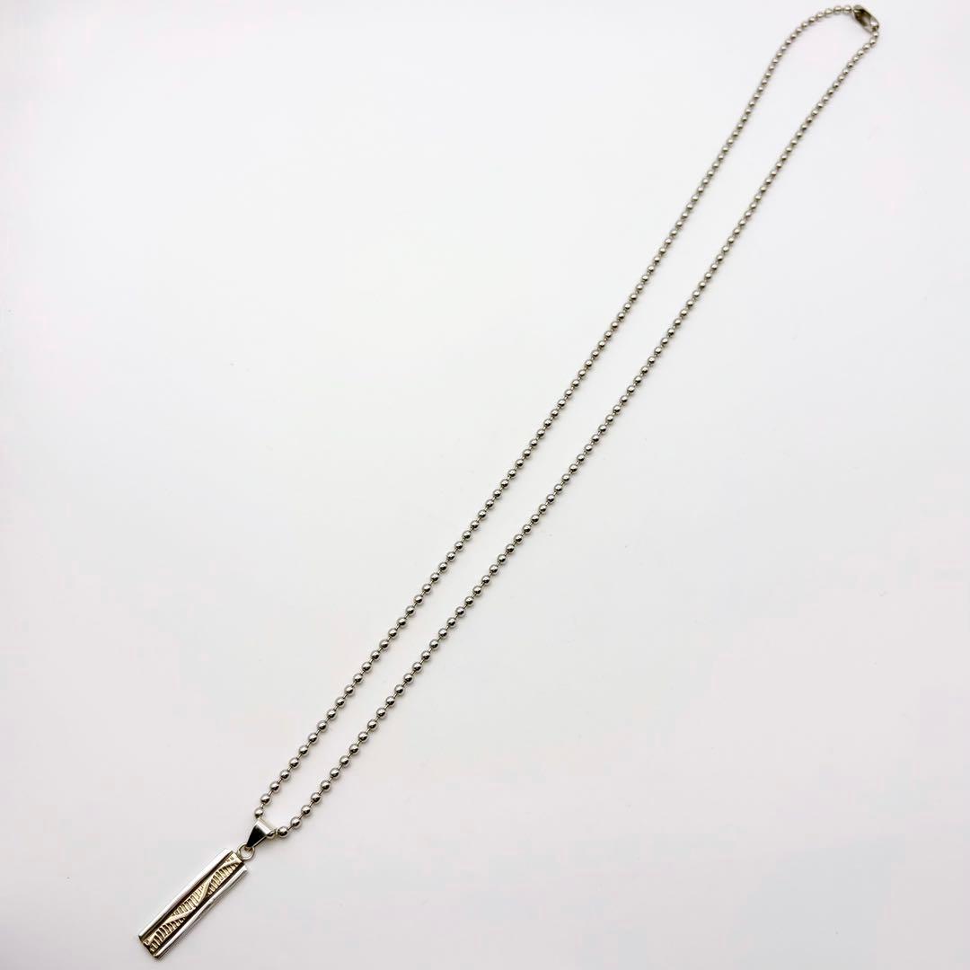 ナバホ族 ブルースモーガン 14K スタンプワーク ツートン ネックレス 美品