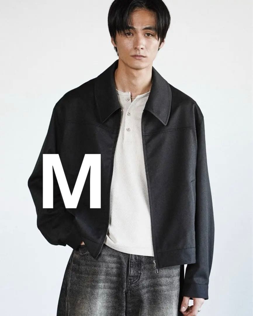 完売　TECH WOOL GABARDINE ZIP BLOUSON Mサイズ