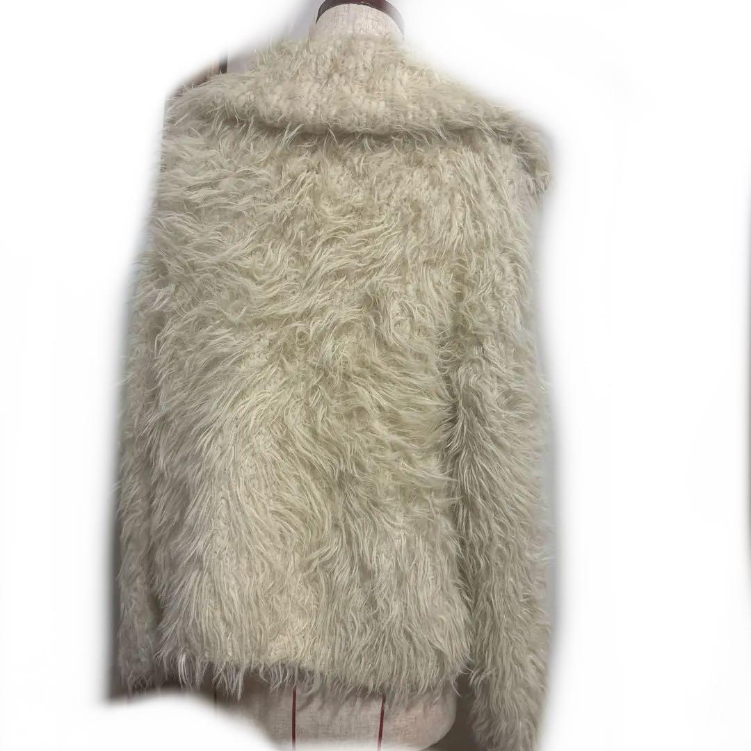 MOUSSY FEATHER YARN OVERSIZED カーディガン