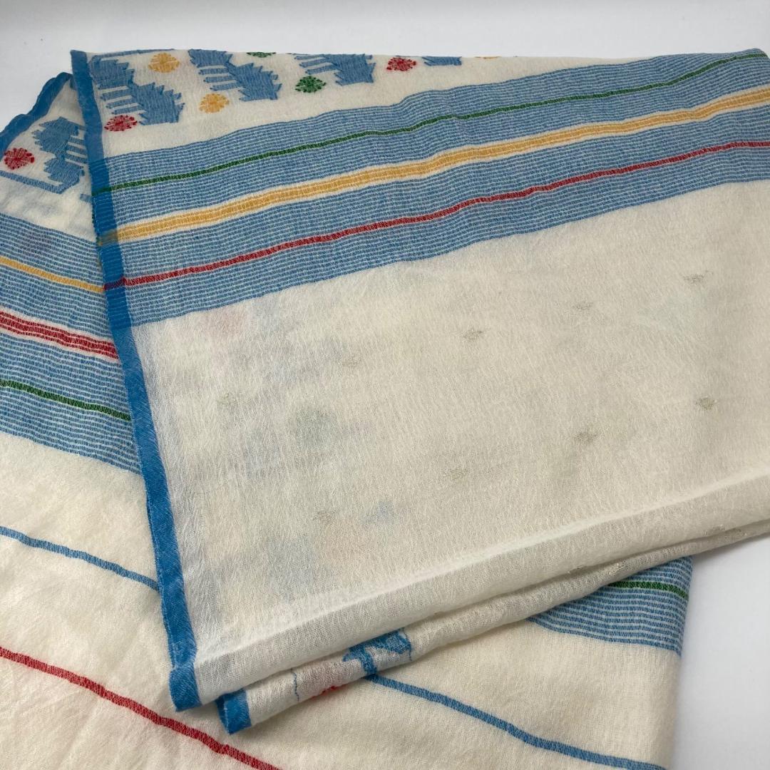 15804✨45rpm 希少柄 ネイティブ柄 大判ストール FUROSHIKI