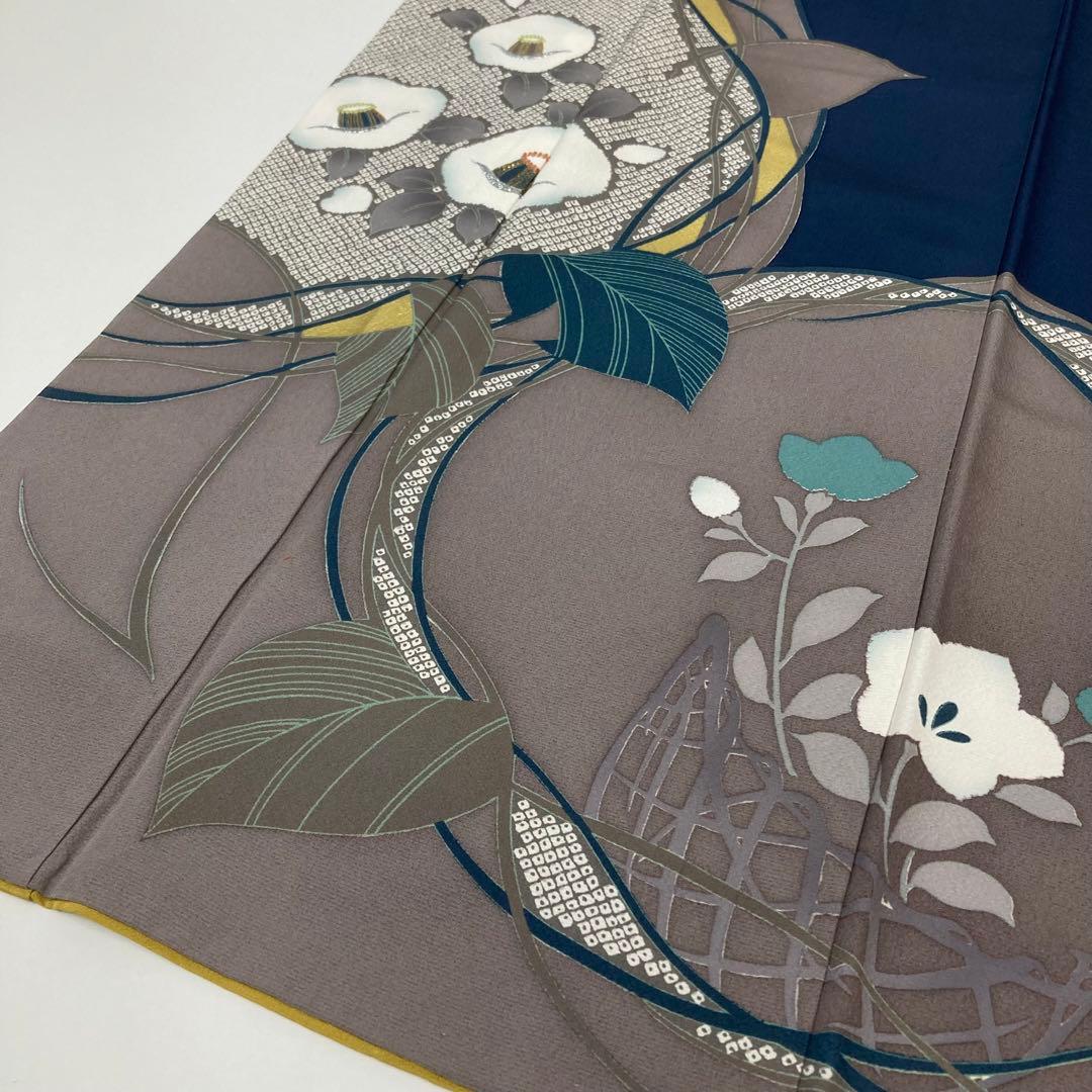 【TAMA屋】全て正絹 全て振袖 刺繍 花柄 まとめ売り3点TM1738