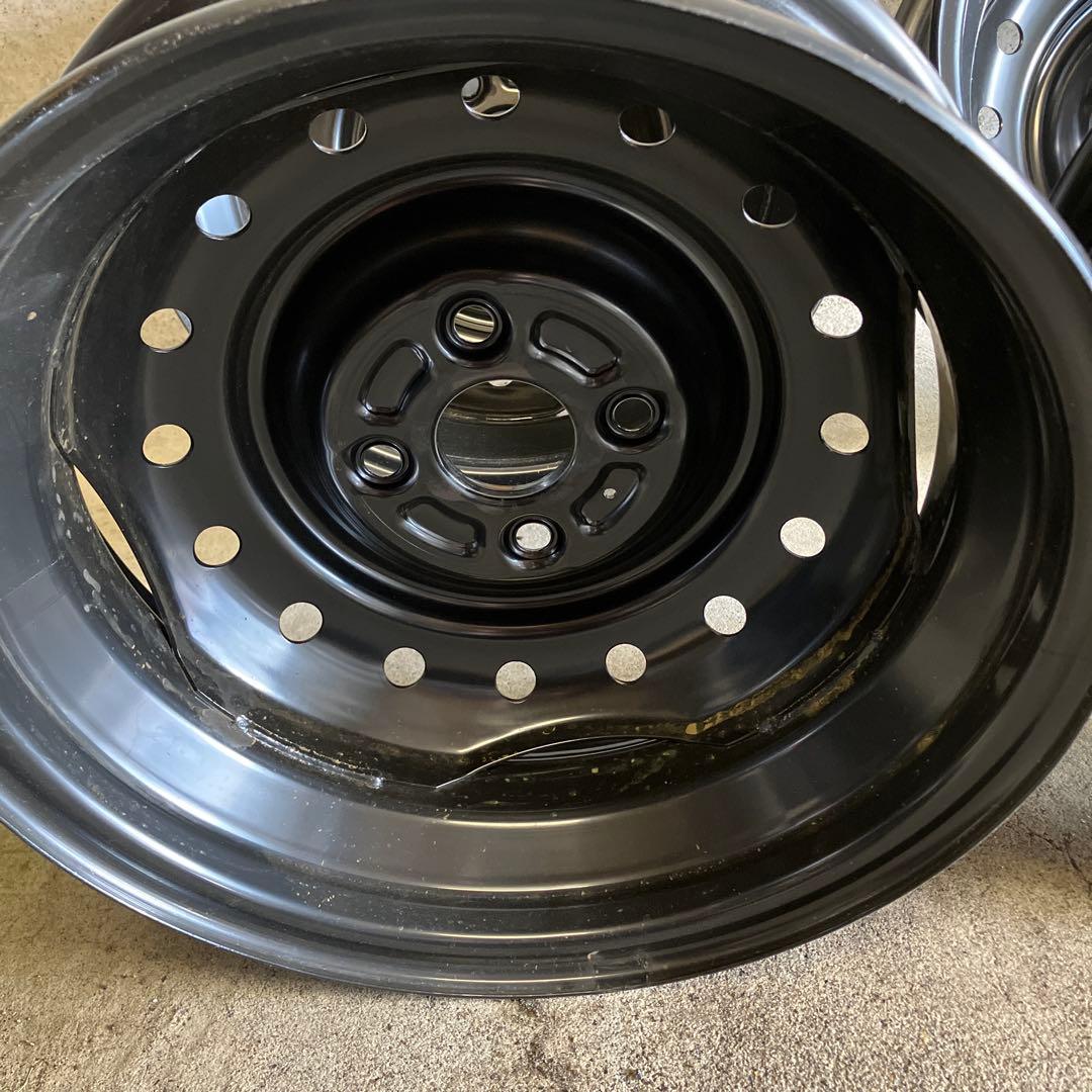 スズキ純正　14インチ スチールホイール 4穴 14x4.5J 新車外し