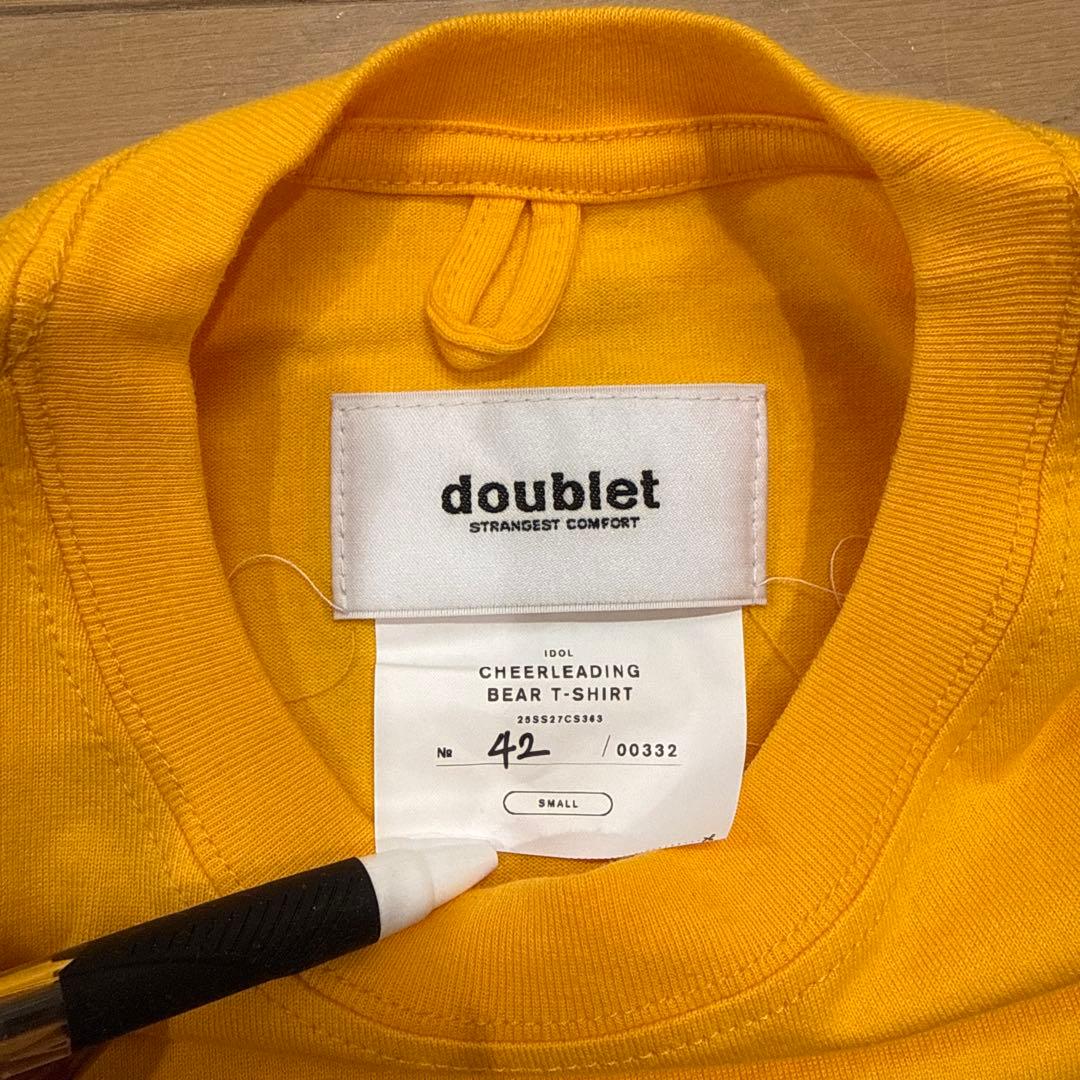 doublet ダブレットチアリーディングベア Tシャツ S