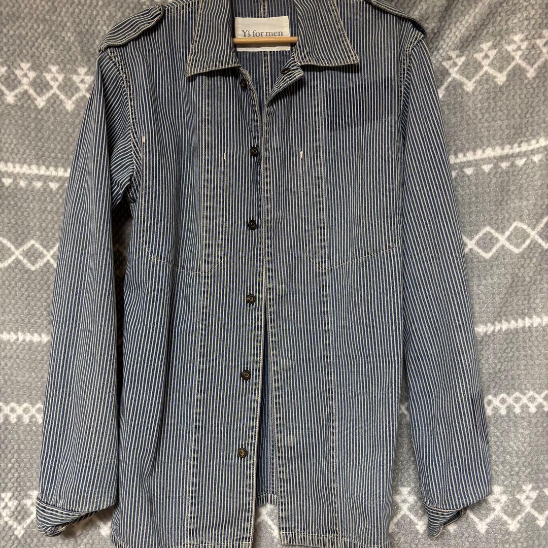 Y's for men ストライプ カバーオール