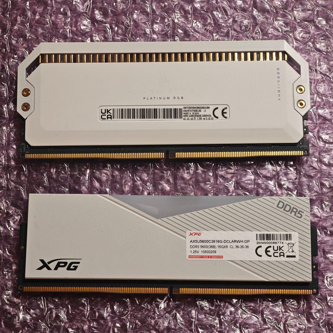 N*a様 32GB DDR5 メモリ【ジャンク 16GB x2】