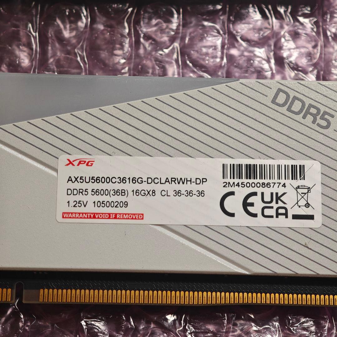 N*a様 32GB DDR5 メモリ【ジャンク 16GB x2】