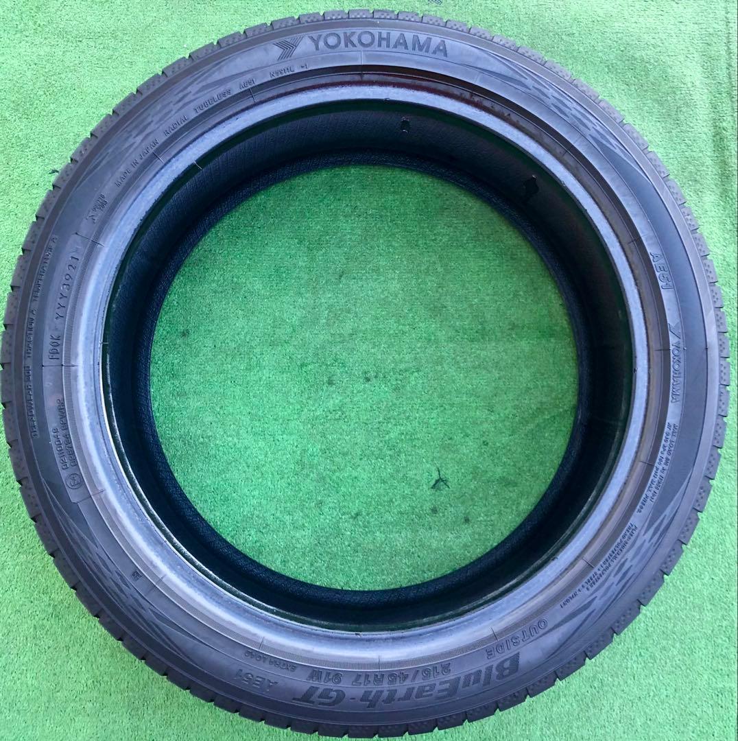 215/45 R17 Yokohama BluEarth-GT ラジアルタイヤ