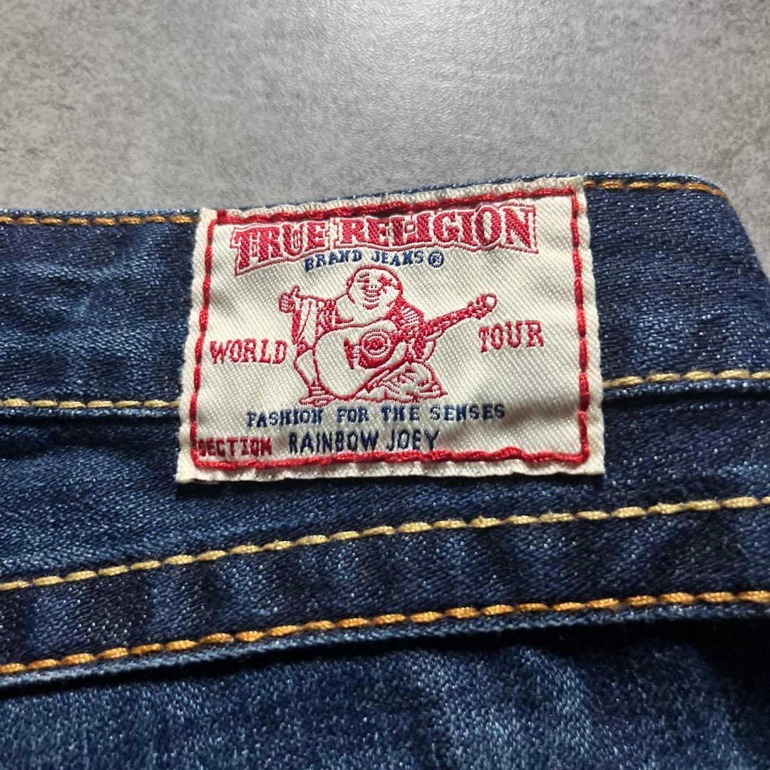 希少 USA製 TRUERELIGION フレアデニム RAINBOW JOEY