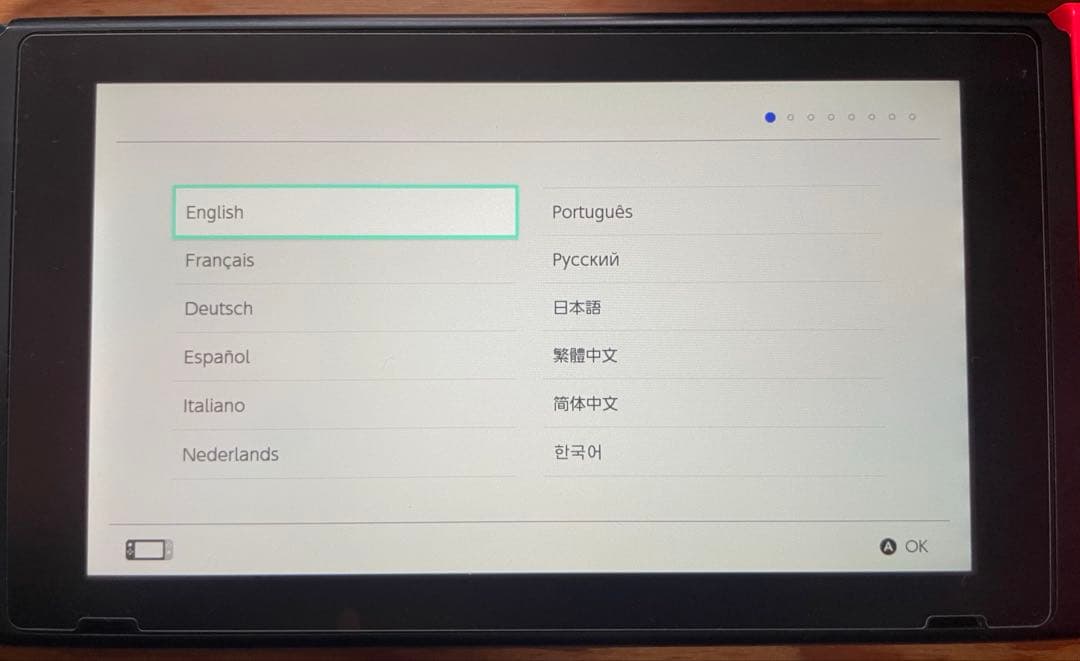 【初期化済】Nintendo Switch 本体セット 純正ケーブル付