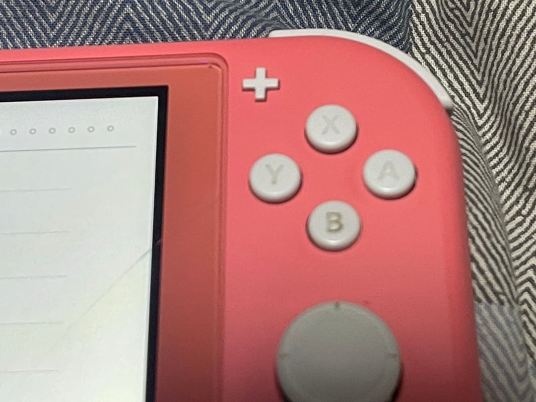 Nintendo Switch Lite 本体　充電器　ケース付きコーラルピンク