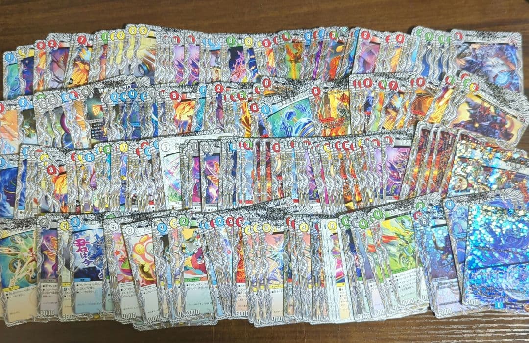 最後の出品 デュエマ引退品 まとめ売り 6000枚以上＋デッキ4個 15 kg