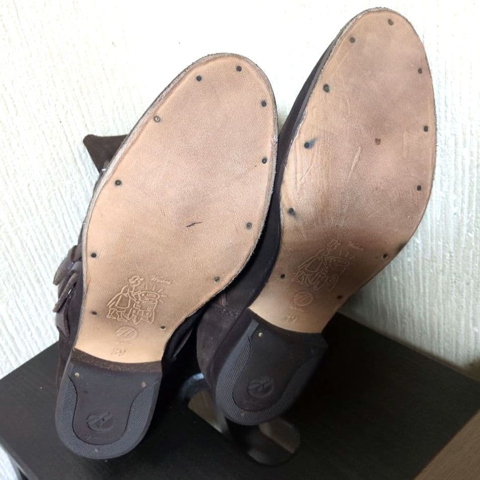エイチバイハドソン　スウェードブーツ　39（24.5cm）ブラウン　BROWN