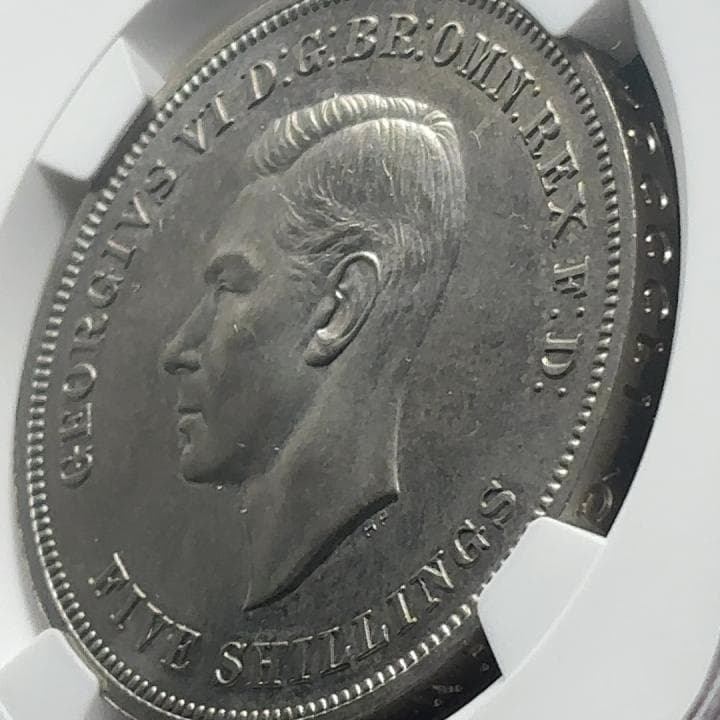 1951年 イギリス クラウン硬貨 PL66 英国際記念 聖ジョージ