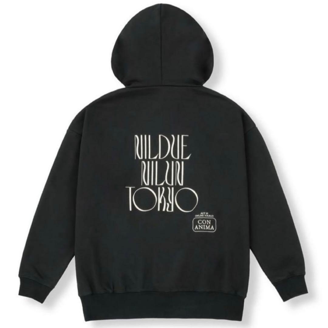 【新品未使用】NIL DUE / NIL UN ハート パーカー 黒 ガゼット