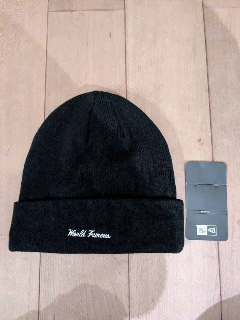 SupremeシュプリームNew Eraニューエラ ニット帽 黒