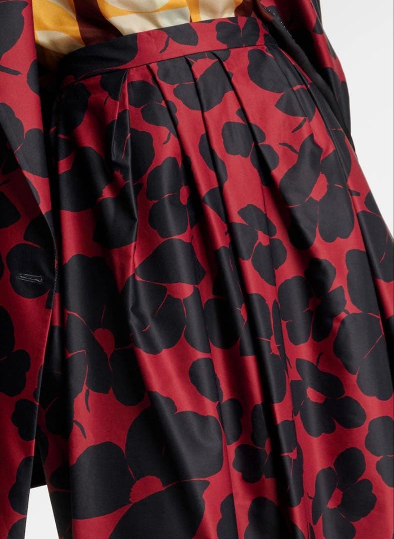 DRIES VAN NOTEN プリントスカート