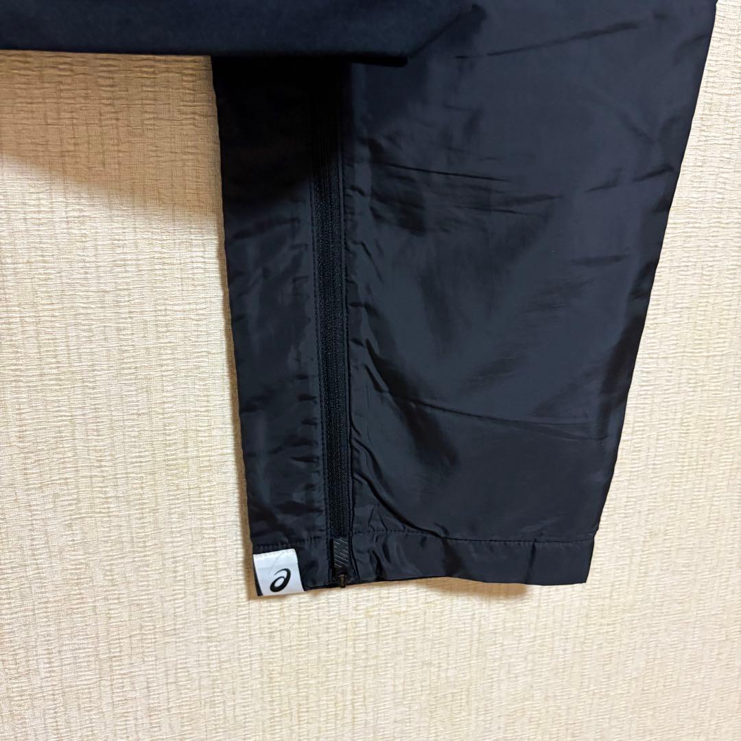 asics アシックス ブラック ジャージ　上下セットアップ　L