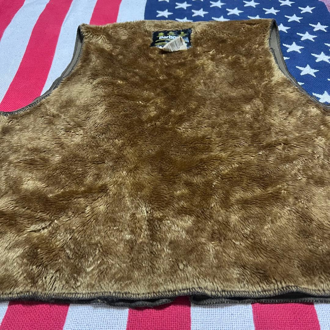 80s Barbour バブアー ボアライナー ベスト 3ワラント