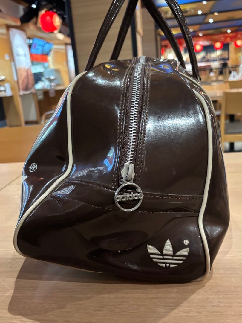 adidas ブラウン ボストンバッグ　70s vintage