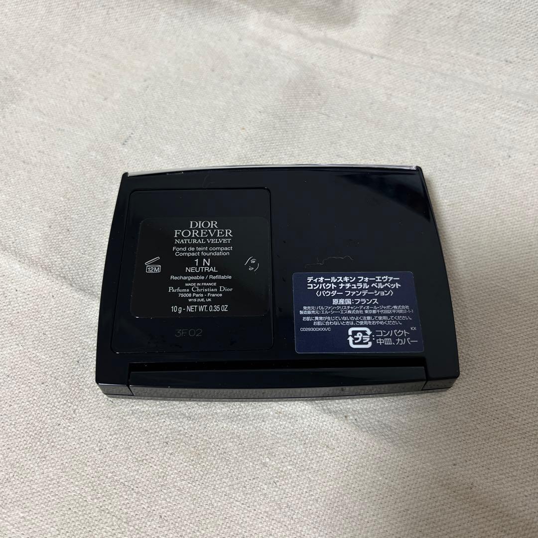 ディオールスキン　フォーエヴァー　コンパクト　ナチュラル　ベルベット　1N