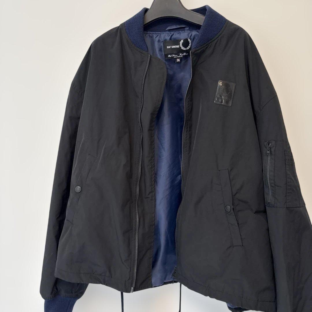 ３月までRAF SIMONS MA-1 ブラックボンバージャケット 36 黒
