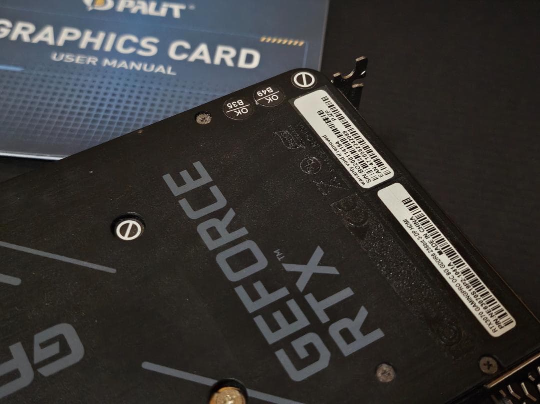 グラフィックボード・グラボ・ビデオカード Palit GeForce RTX3070 GamingPro OC 8GB