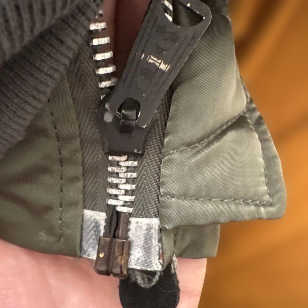 90s alpha USA製　reversible ma-1 jacket S